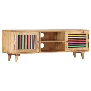 TV-Schrank 120x30x40 cm Massivholz Mango