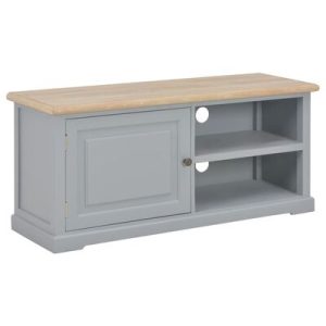 TV-Schrank Grau 90x30x40 cm Holz