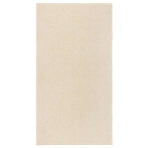 Teppich Kurzflor 80x150 cm Creme