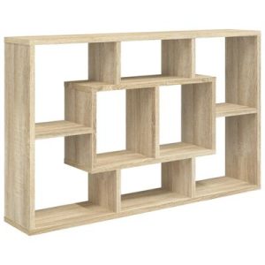 Wandregal Sonoma-Eiche 85x16x52,5 cm Holzwerkstoff