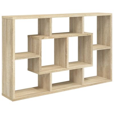 Wandregal Sonoma-Eiche 85x16x52,5 cm Holzwerkstoff