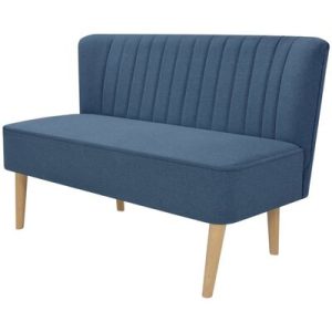 Sofa Stoff 117x55,5x77 cm Blau