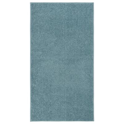 Teppich Kurzflor 80x150 cm Blau