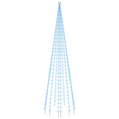 LED-Weihnachtsbaum für Fahnenmast Blau 310 LEDs 300 cm