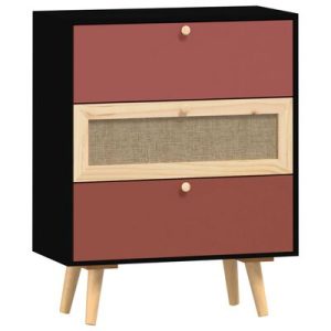 Sideboard mit Schubladen 60x30x75 cm Holzwerkstoff