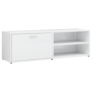 TV-Schrank Hochglanz-Weiß 120x34x37 cm Holzwerkstoff