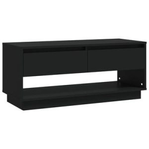 TV-Schrank Schwarz 102x41x44 cm Holzwerkstoff