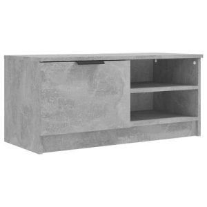 TV-Schrank Betongrau 80x35x36,5 cm Holzwerkstoff