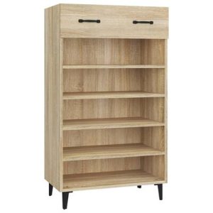 Schuhschrank Sonoma-Eiche 60x35x105 cm Holzwerkstoff