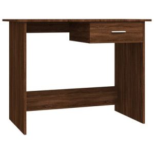 Schreibtisch Braun Eichen-Optik 100x50x76 cm Holzwerkstoff