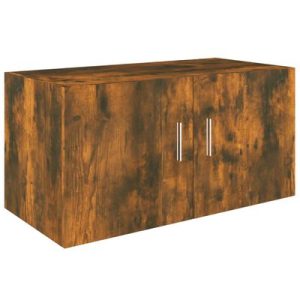 Wandschrank Räuchereiche 80x39x40 cm Holzwerkstoff