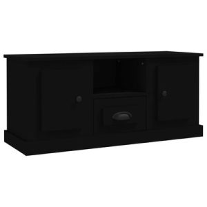 TV-Schrank Schwarz 100x35,5x45 cm Holzwerkstoff