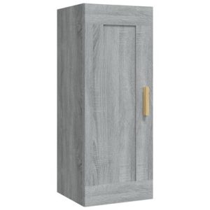 Wandschrank Grau Sonoma 35x34x90 cm Holzwerkstoff