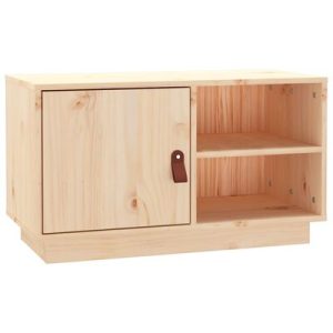 TV-Schrank 70x34x40 cm Massivholz Kiefer