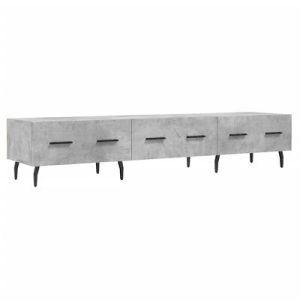 TV-Schrank Betongrau 150x36x30 cm Holzwerkstoff