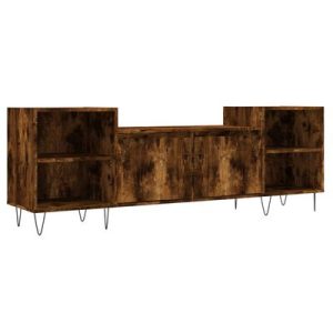 TV-Schrank Räuchereiche 160x35x55 cm Holzwerkstoff