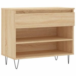 Schuhregal Sonoma-Eiche 70x36x60 cm Holzwerkstoff