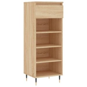 Schuhschrank Sonoma-Eiche 40x36x105 cm Holzwerkstoff