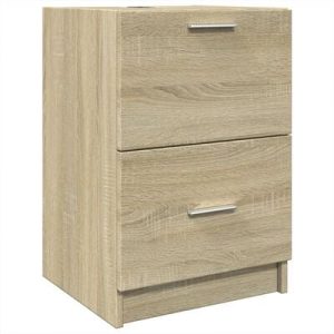 Waschbeckenunterschrank Sonoma-Eiche 40x37x59 cm Holzwerkstoff