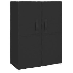 Schuhschrank Schwarz 60x28x90 cm Stoff