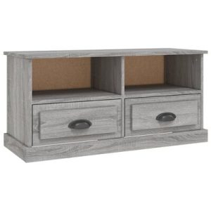 TV-Schrank Grau Sonoma 93x35,5x45 cm Holzwerkstoff