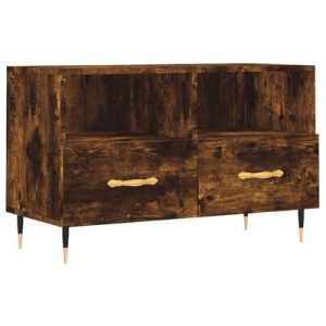 TV-Schrank Räuchereiche 80x36x50 cm Holzwerkstoff