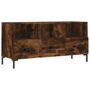 TV-Schrank Räuchereiche 102x36x50 cm Holzwerkstoff